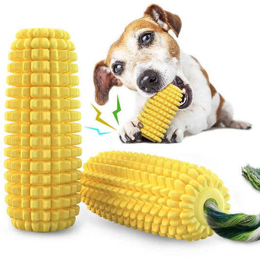 Prokel Dog Chew Toys Corn Stick Toy for Smal Mediumlarge Breed 5.8 Squeak Corn Stick Ropetoy