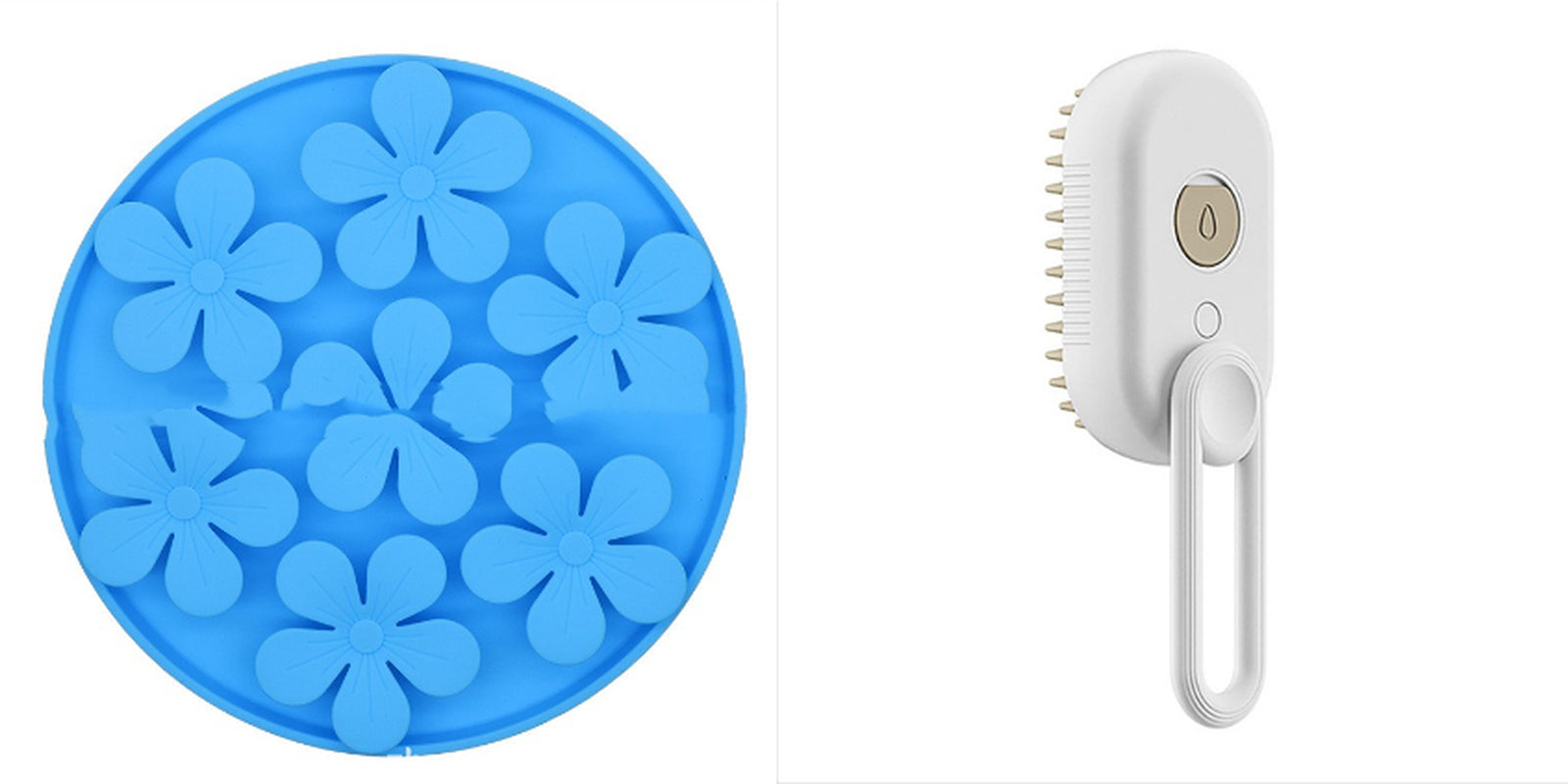 3-in-1 Electric Steam Brush for Cats and Dogs - Grooming, Massage, and Hair Removal Comb